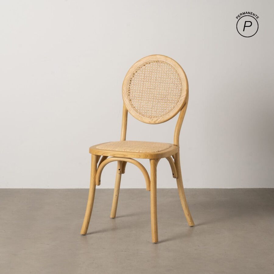 Chaise Naturel Bois Ixia 45 cm
