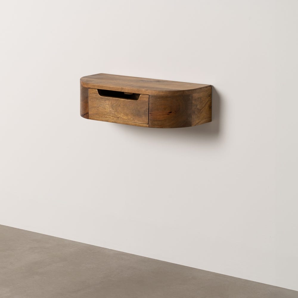 Petit Table Flottant Miel Ixia 50 cm