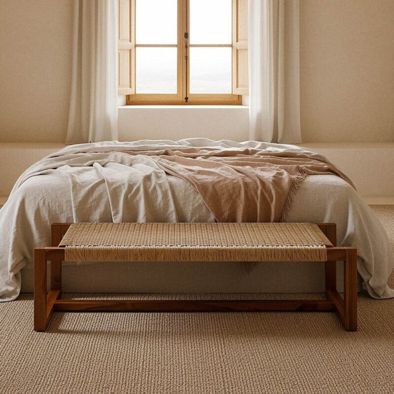 Banquette Naturel Teck Ixia