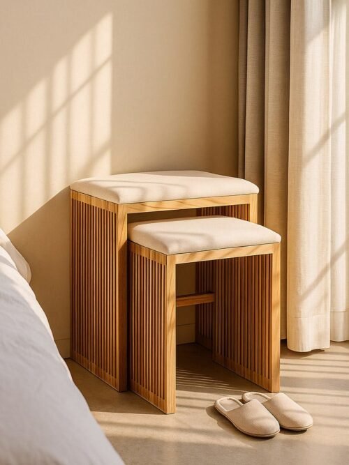 Banquette Gigogne Teck Massif Bellamonte Ixia 50cm