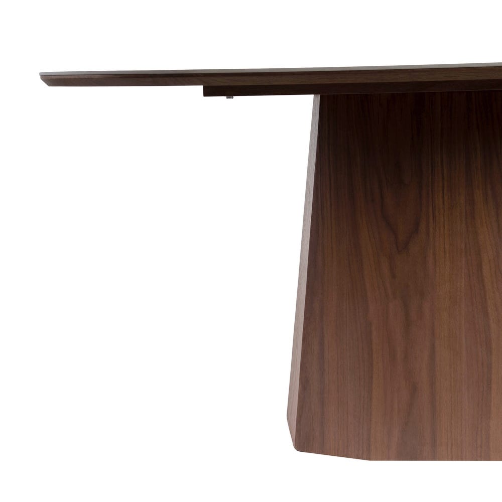 Table à Manger Marbre Blanc-brun Ixia 180cm – Image 3
