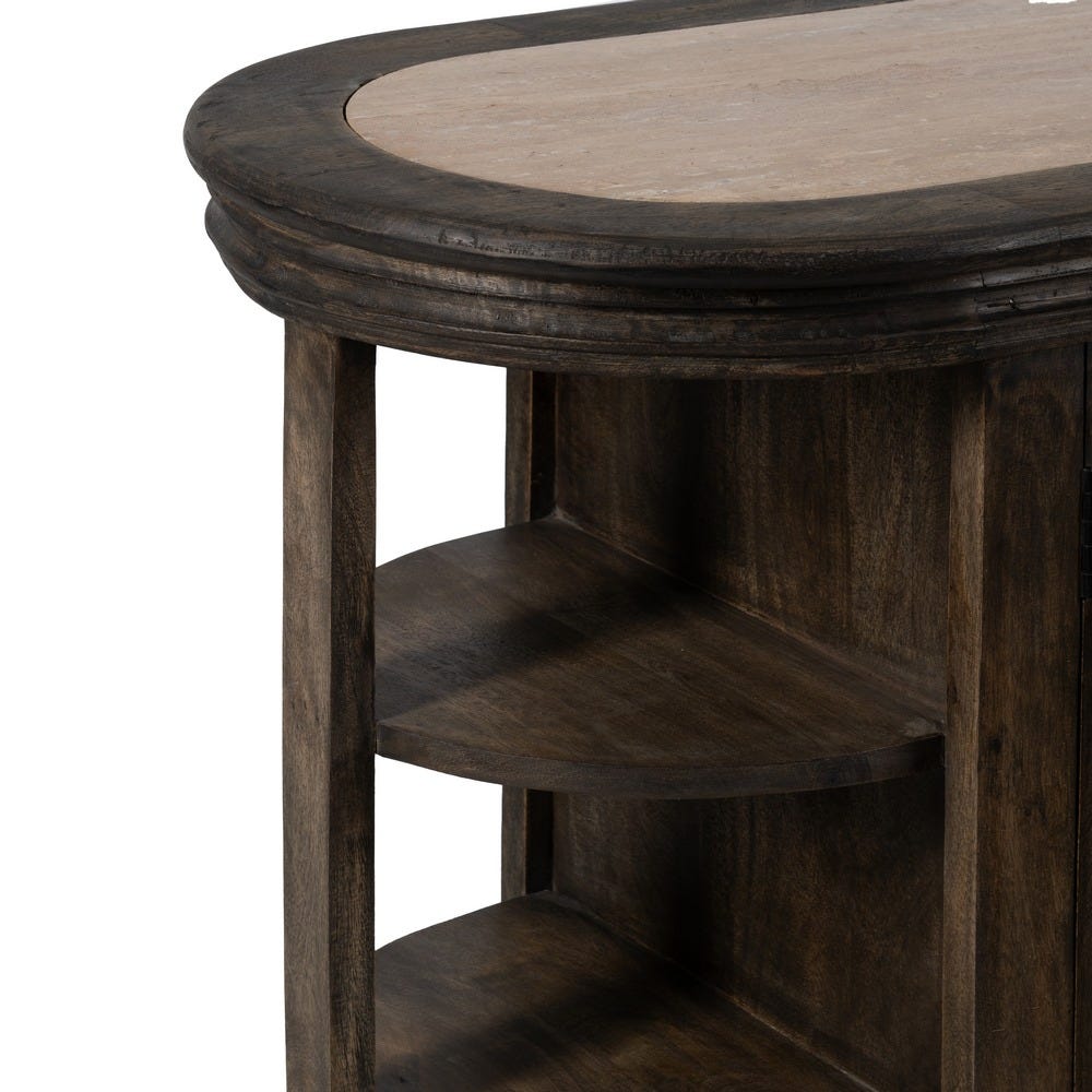 Buffet Manguier Marbre/bois Ixia 140cm – Image 5