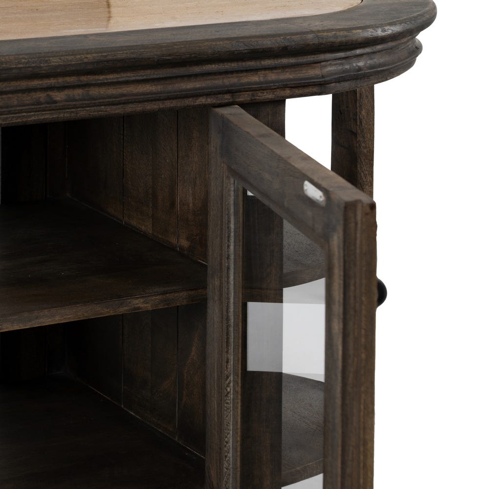Buffet Manguier Marbre/bois Ixia 140cm – Image 7