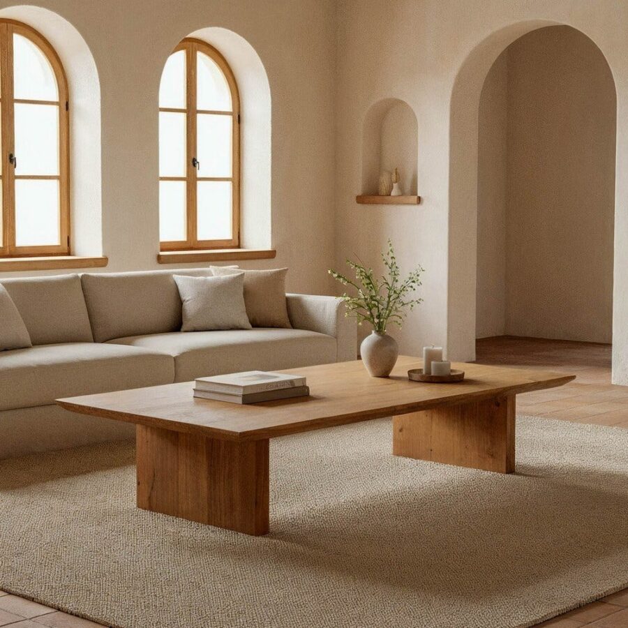 Table Basse Naturel Acacia Ixia
