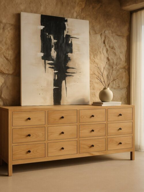 Buffet Mindi 12 Tiroirs Ixia 170cm