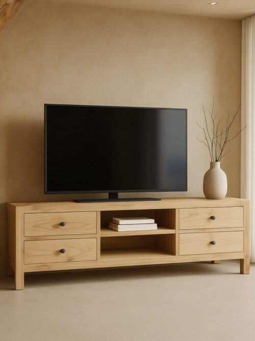 Meuble TV Naturel Ixia 150cm