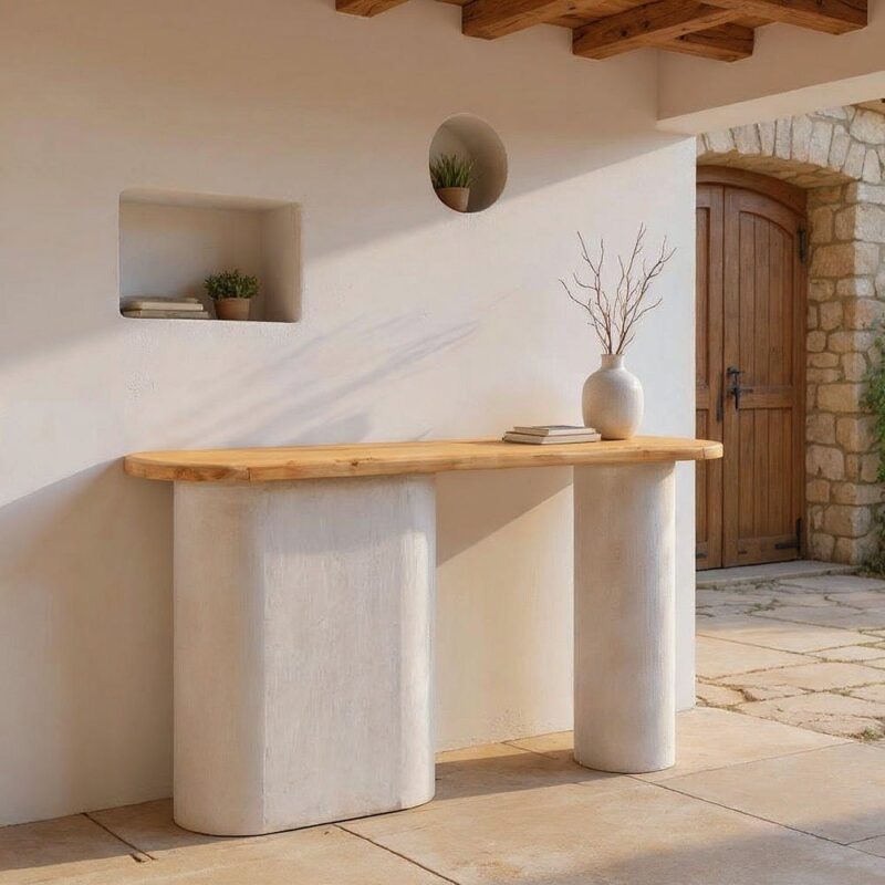 Console Asymétrique Wilma Ixia 150cm