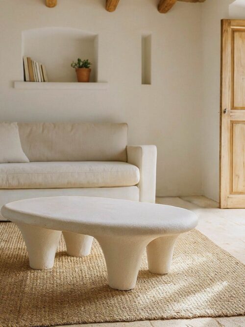 Table Basse Résine Minérale Wilma Ixia 102cm