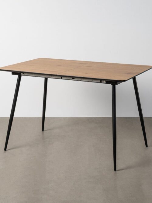 Table à Manger Naturel Extensible Ixia 120cm