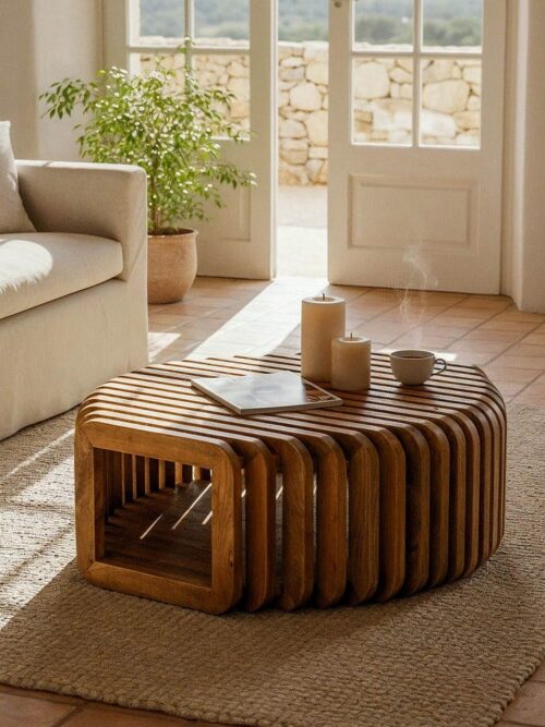 Table Basse Manguier Ixia 84cm