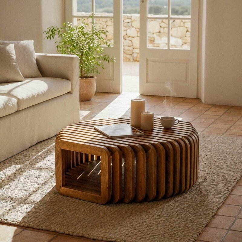 Table Basse Manguier Ixia 84cm