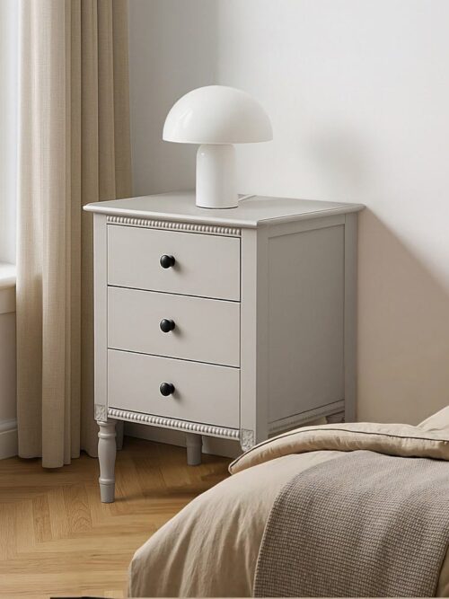 Chevet Gris Clair Ixia 43cm