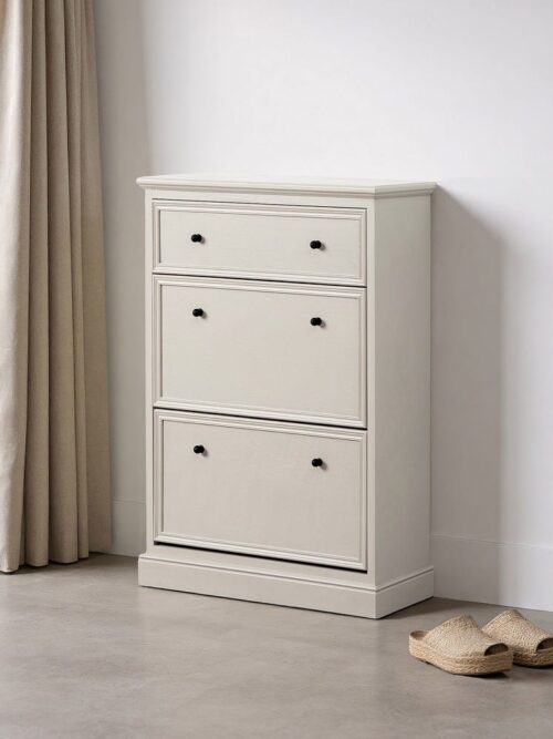 Armoire À Chaussures Gris Clair Ixia
