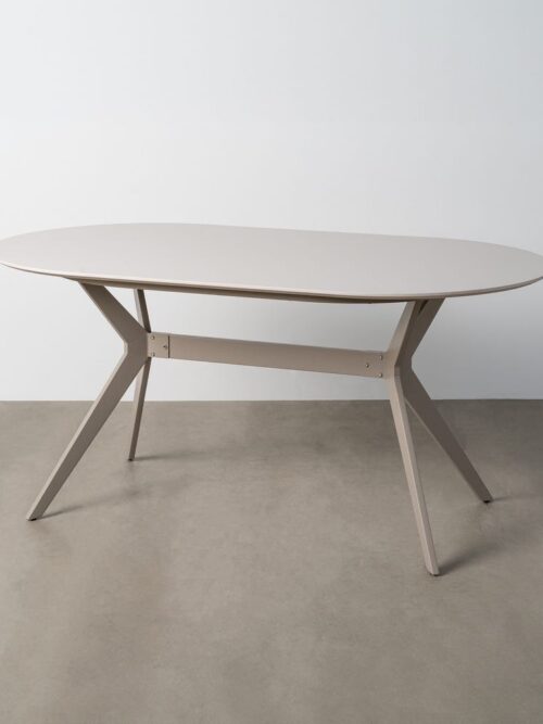 Table à Manger Gris Ixia 160cm
