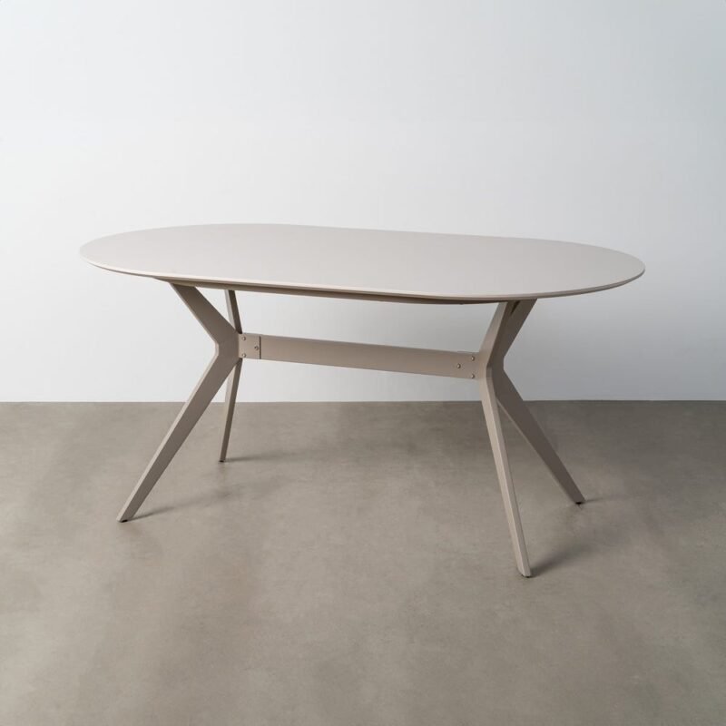 Table à Manger Gris Ixia 160cm