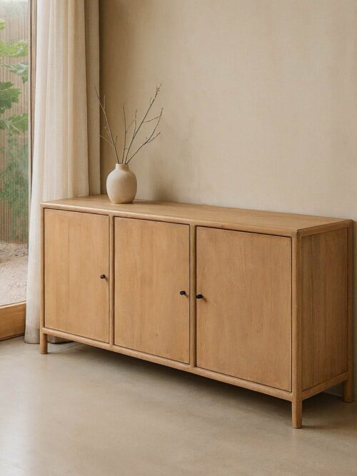 Buffet 3 Portes Manguier Massif Macarella Ixia 160cm