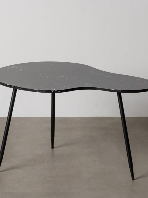 Table Basse Marbre Noir Ixia 80cm