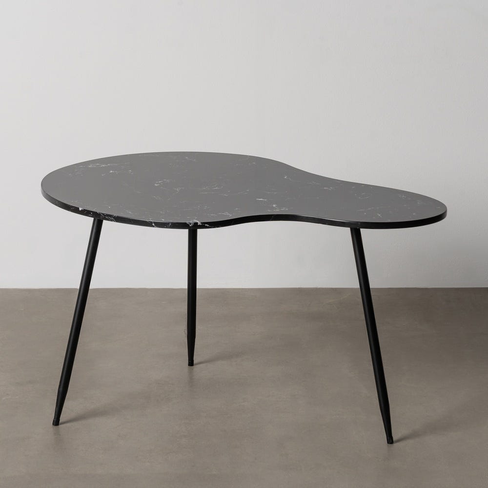 Table Basse Noir Mètal-Marbre Ixia