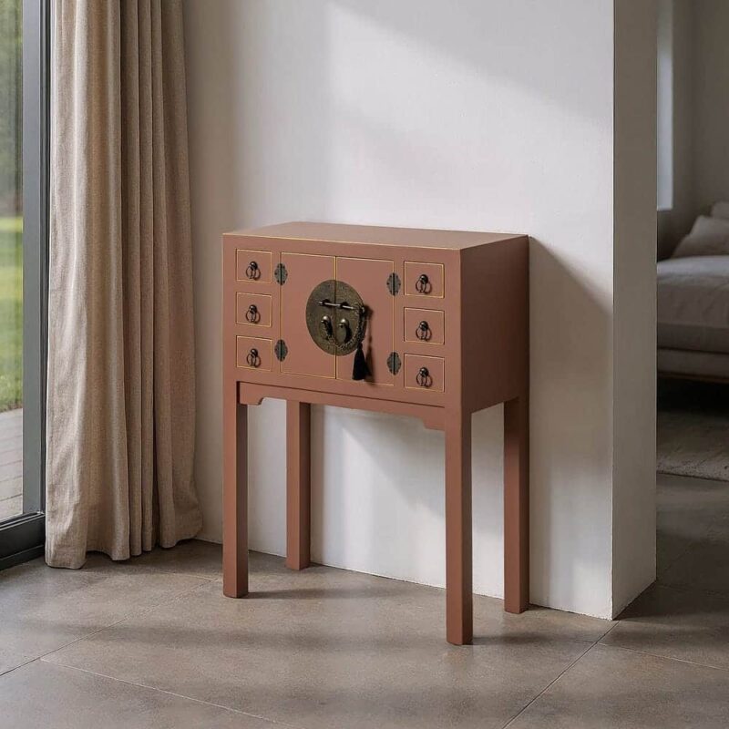 Console Finition Laquée Satinée Ixia 63cm