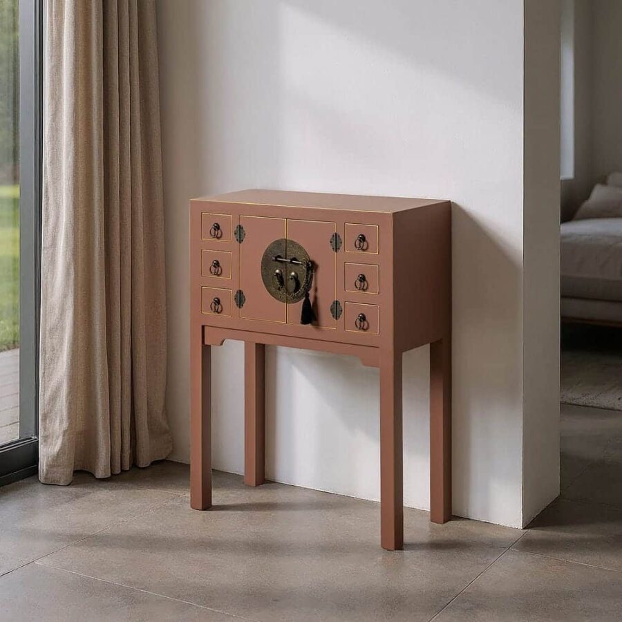 Console Finition Laquée Satinée Ixia 63cm