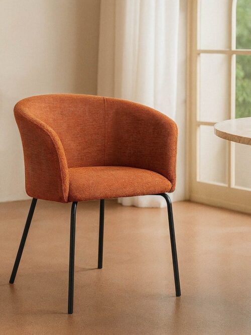 Chaise Citrouille Tissu-Métal Ixia 61 cm
