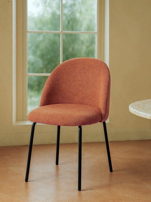 Chaise Citrouille Tissu-Métal Ixia 49 cm