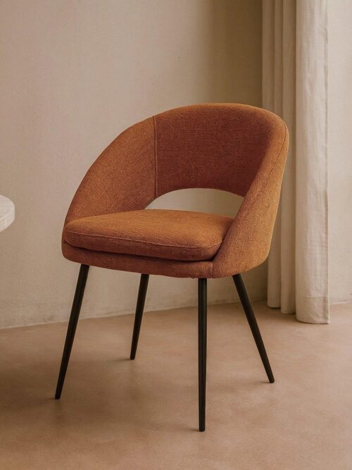 Chaise Citrouille Tissu-Métal Ixia 58 cm