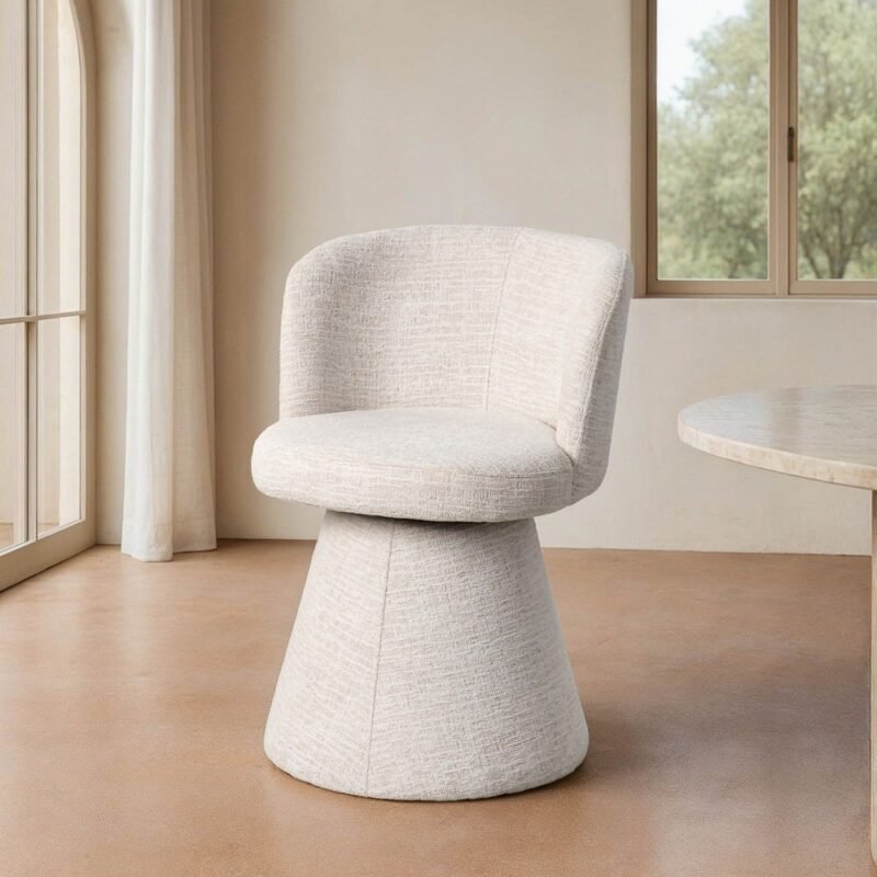 Chaise Pivotante Tissu Ixia 55 cm