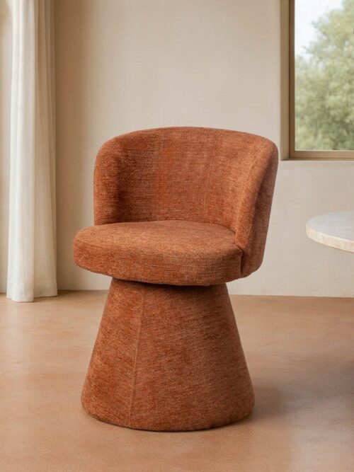 Chaise Citrouille Tissu Ixia