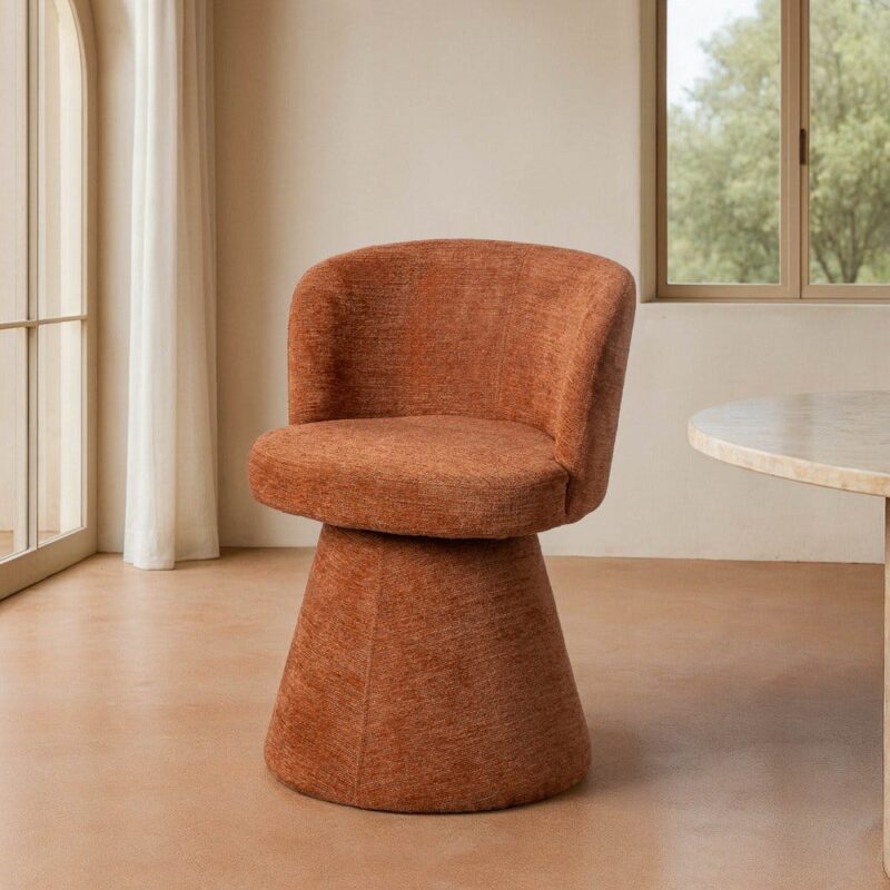 Chaise Citrouille Tissu Ixia