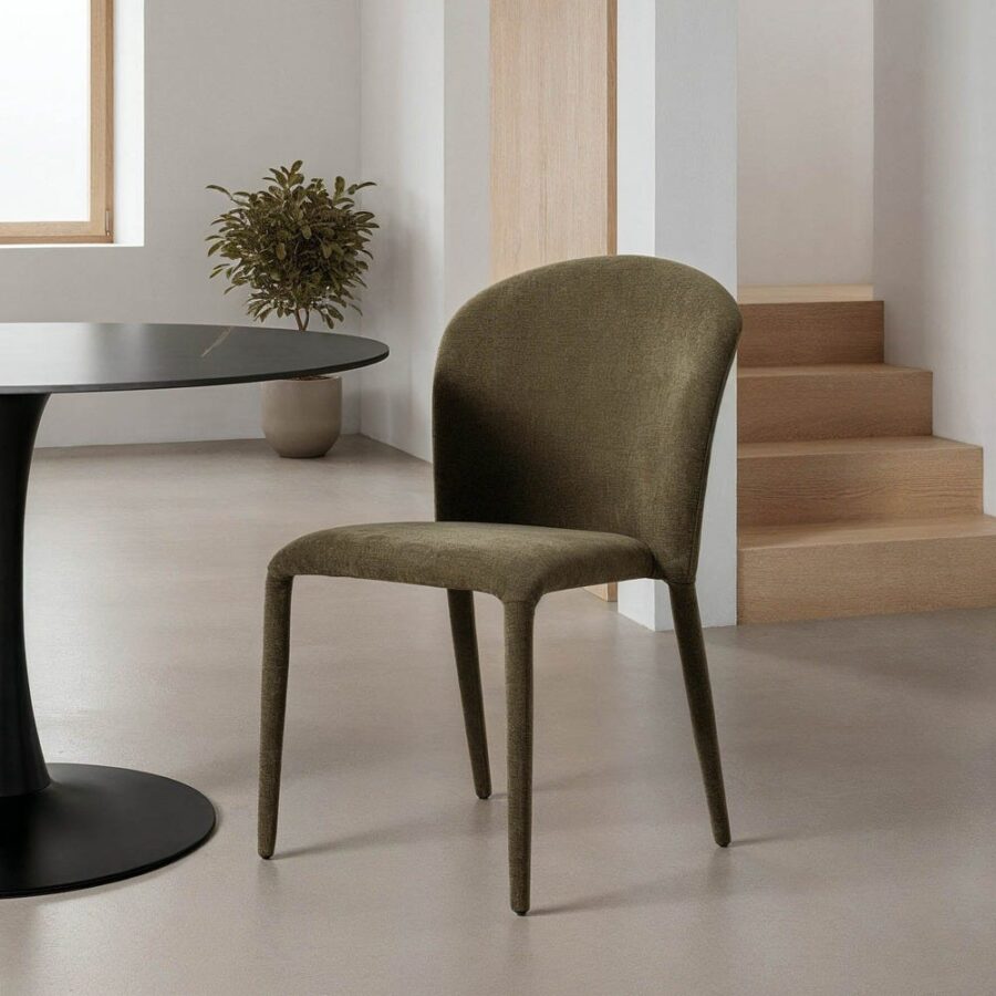 Chaise Empilable Vert Étoffe Ixia 50 cm