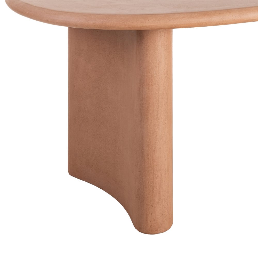 Table à Manger Terracotta Brutaliste Ixia 180cm – Image 4