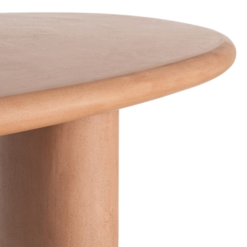 Table à Manger Terracotta Brutaliste Ixia 180cm – Image 5