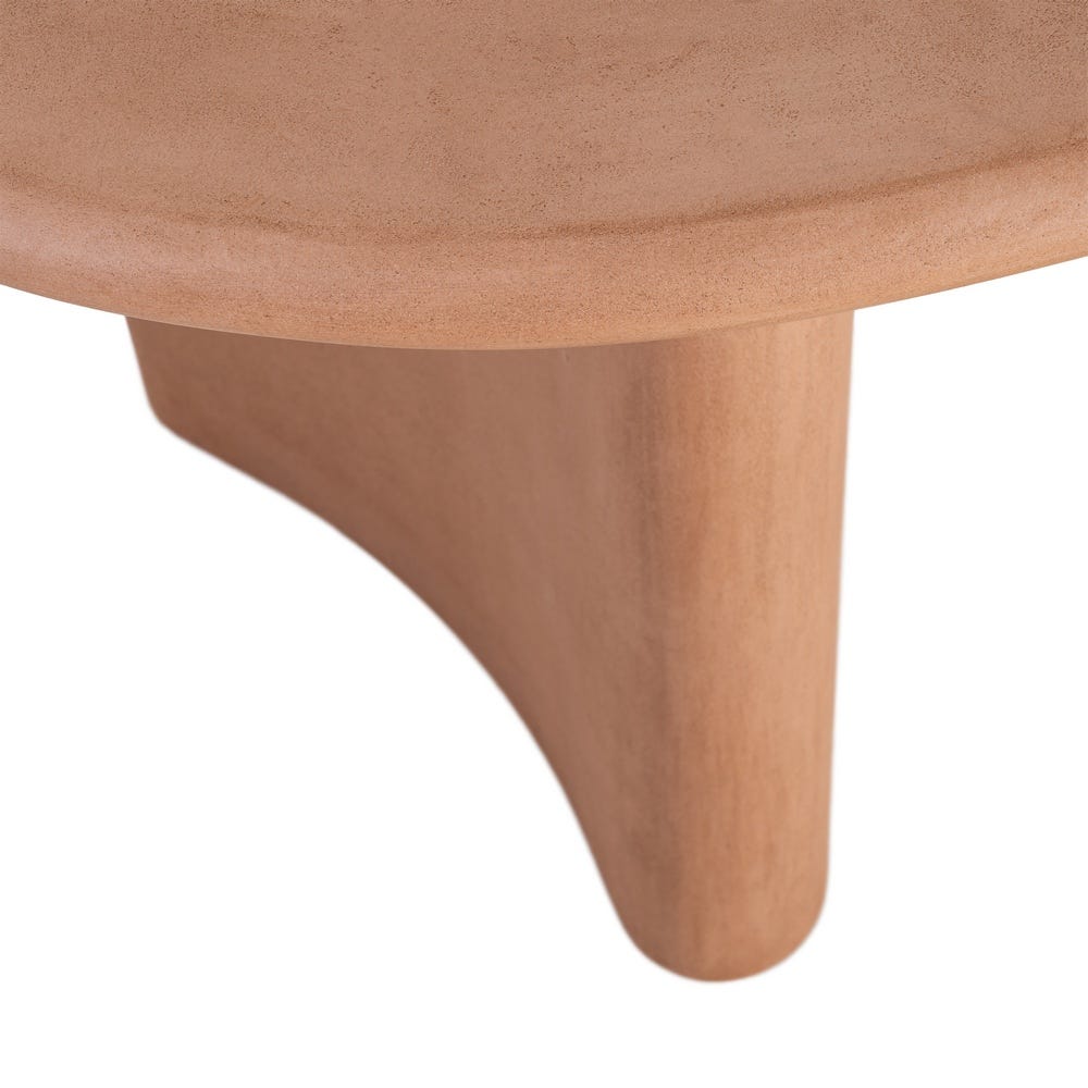 Table à Manger Terracotta Brutaliste Ixia 180cm – Image 6