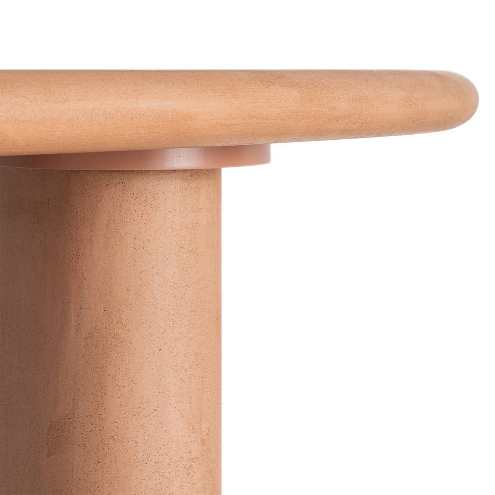 Table à Manger Terracotta Brutaliste Ixia 180cm – Image 7
