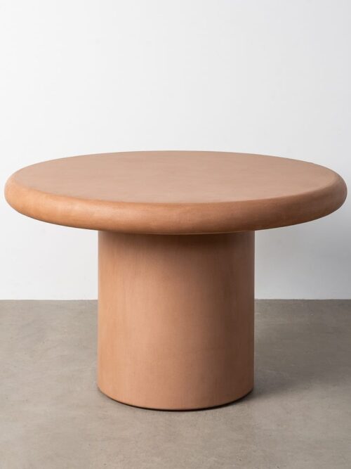 Table à Manger Tuile Ciment Brutaliste Ixia 120cm