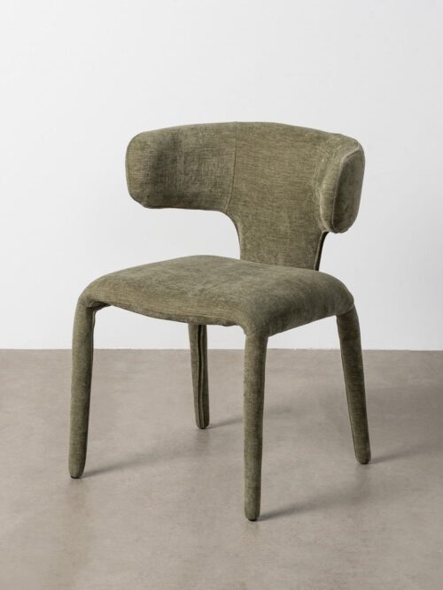 Chaise Vert Étoffe Ixia
