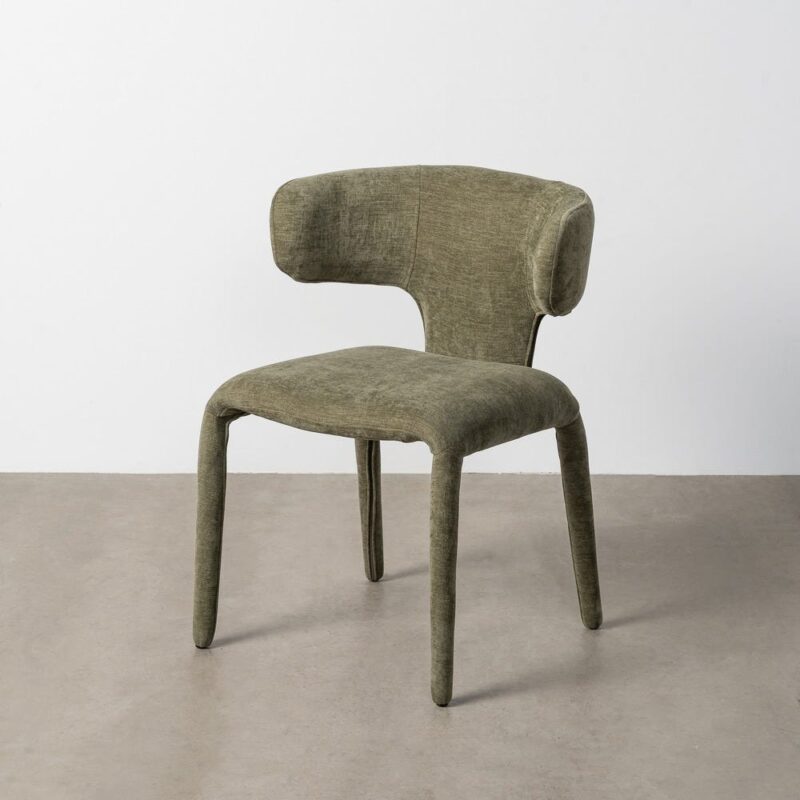 Chaise Vert Étoffe Ixia