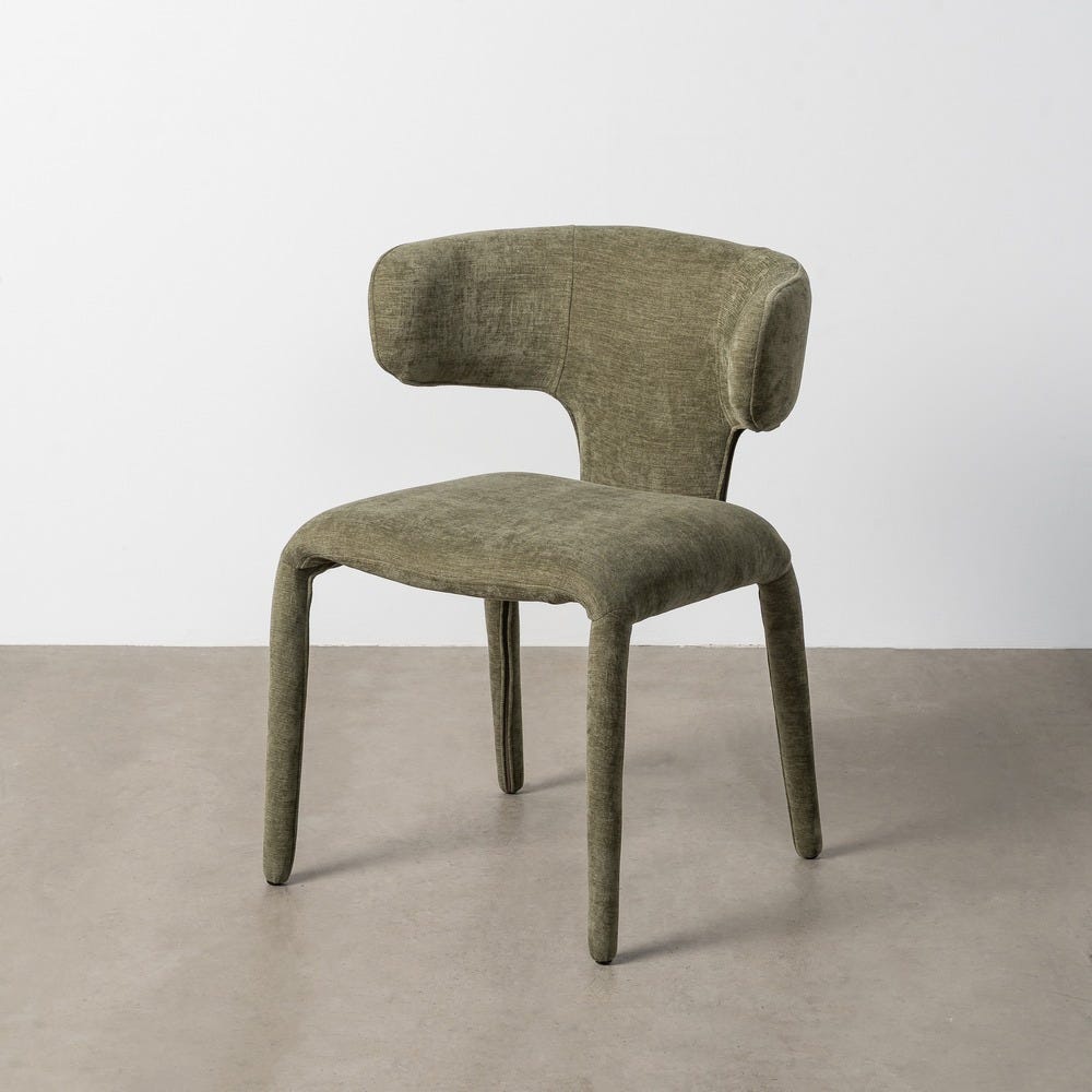 Chaise Vert Étoffe Ixia