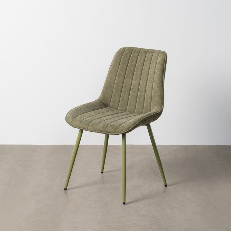 Chaise Vert Tissu-Métal Ixia 50 cm