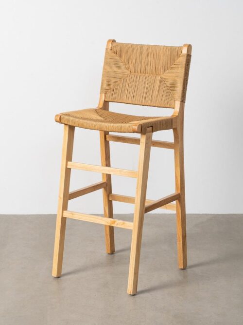 Tabouret Naturel Bois Ixia 45 cm