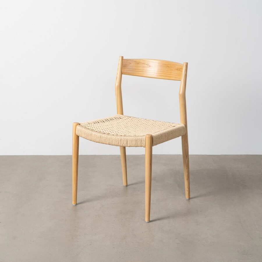 Chaise Naturel-Beige Bois Ixia 53 cm