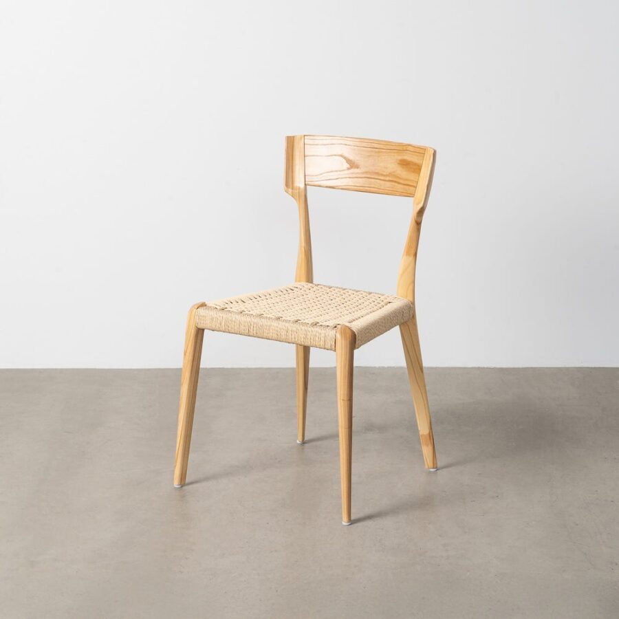 Chaise Naturel-Beige Bois Ixia 46 cm