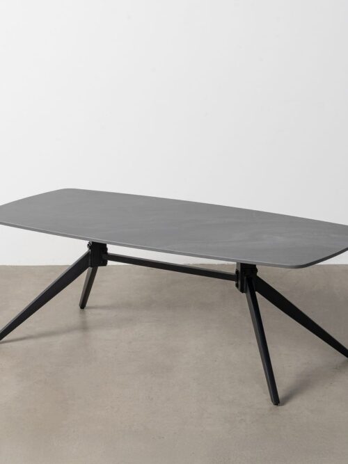 Table Basse Marbre Noir Ixia 120cm