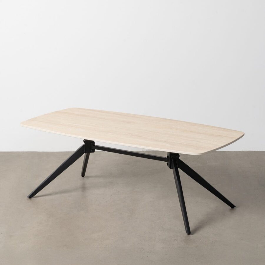 Table Basse Travertin Pierre Frittée Ixia 120 cm