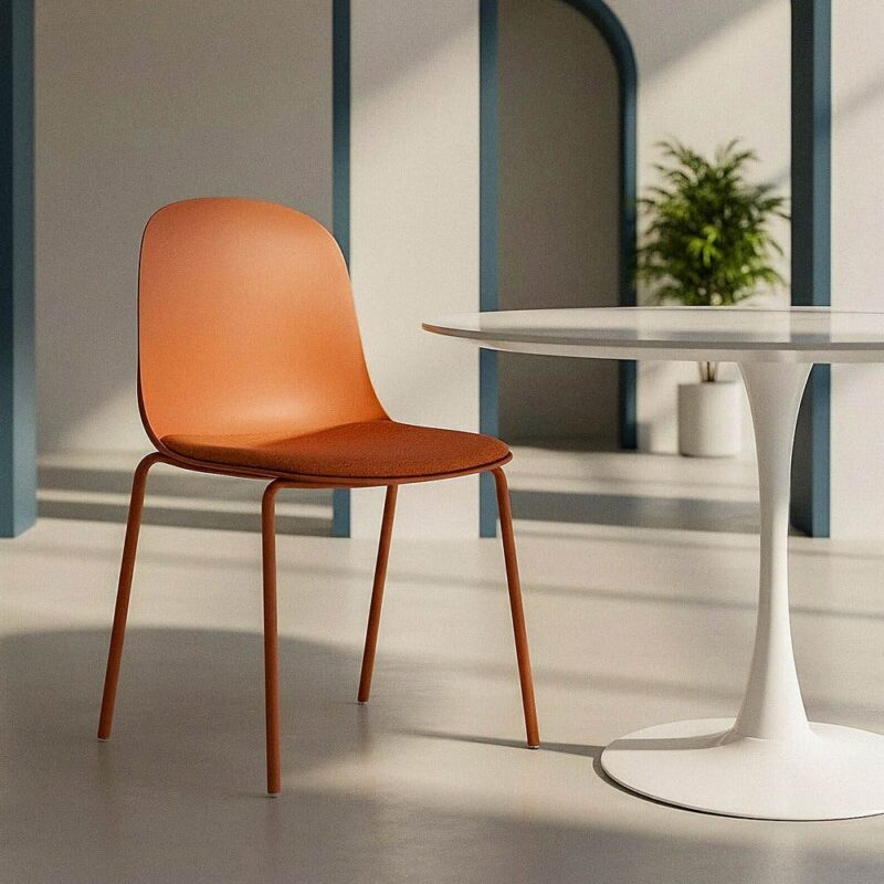 Chaise Tuile Polypropylène-Métal Ixia