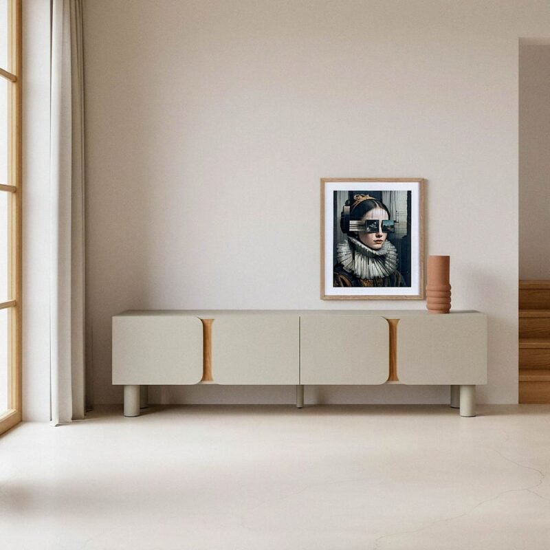 Meuble TV Taupe Ixia 180cm