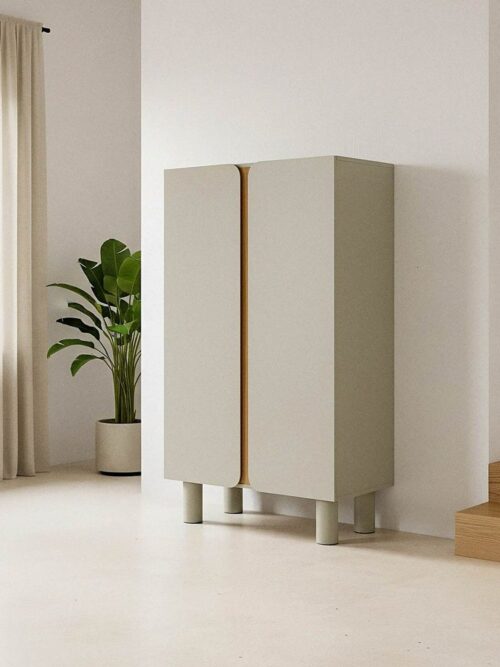 Buffet Gris Taupe Push-Pull Malta Ixia 137cm