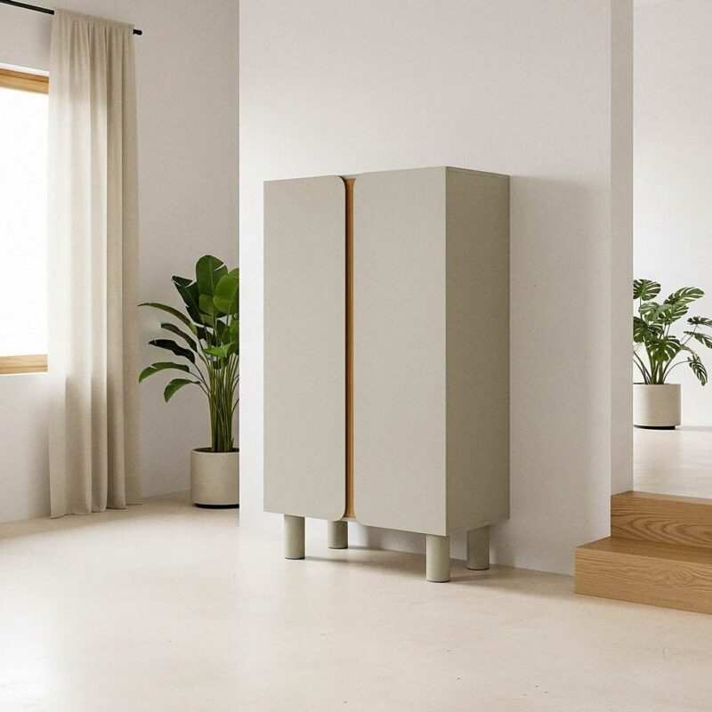 Buffet Gris Taupe Push-Pull Malta Ixia 137cm