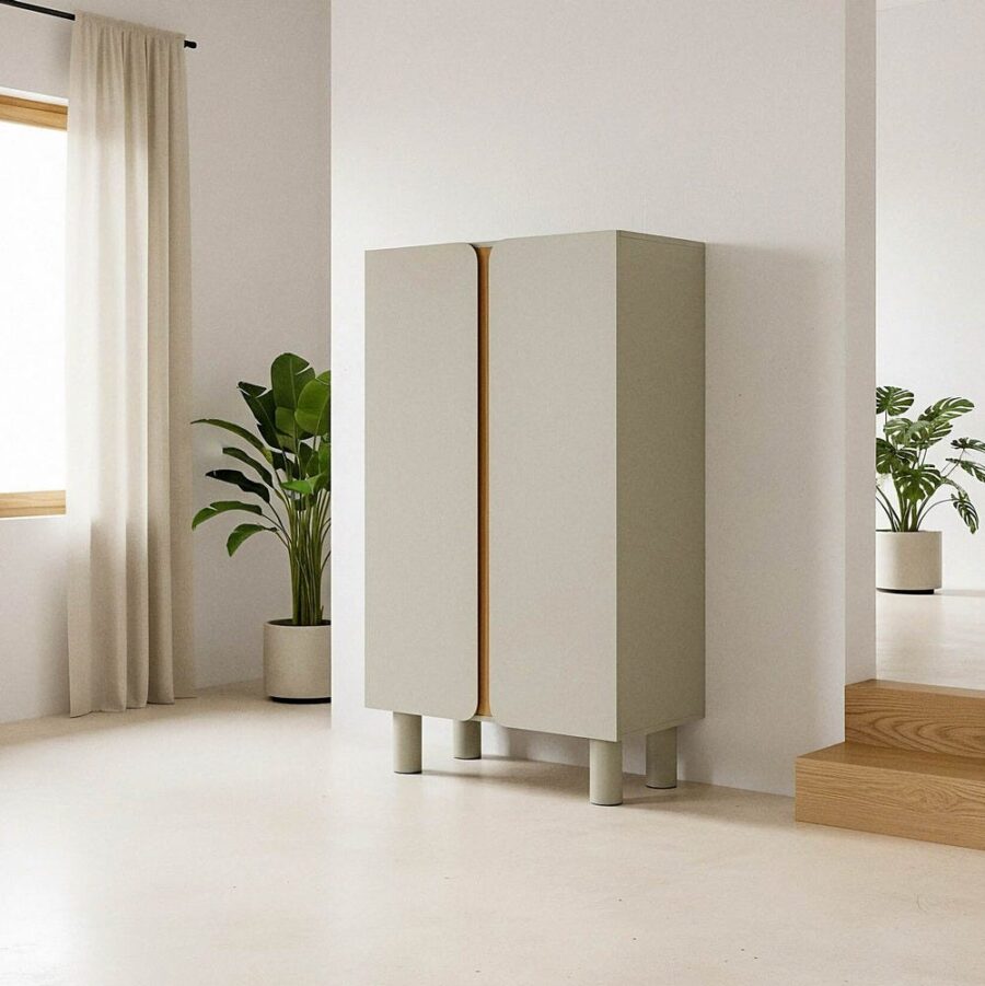 Buffet Gris Taupe Push-Pull Malta Ixia 137cm